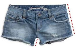 Denim Shorts alterations