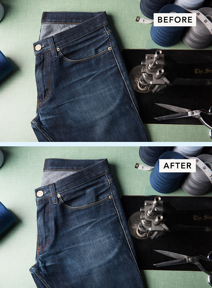 Change Stitching Color for Jeans